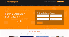 Desktop Screenshot of portakalenglish.com